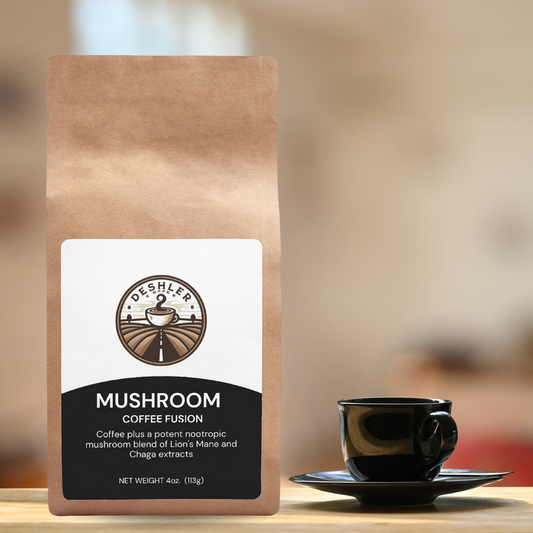 Mushroom Coffee Fusion - Lion’s Mane & Chaga 4oz